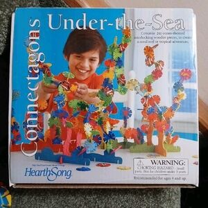 Connectagons Under the Sea Wooden Quality Building Toy